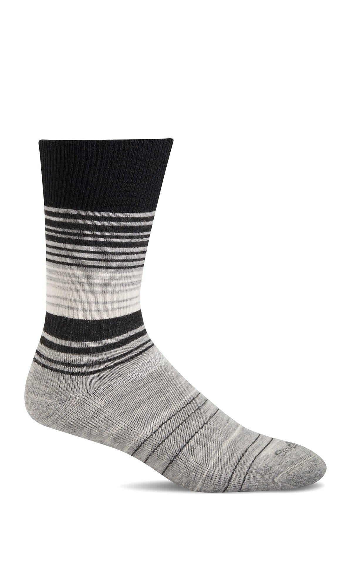Women's Easy Does It | Relaxed Fit Socks Relaxed Fit/Diabetic Friendly Sockwell S/M Grey